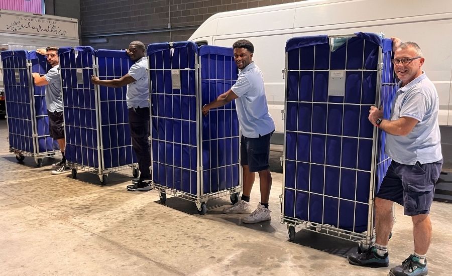 lavanderia profesional hoteles restaurantes malgrat de mar 24 horas entregas a domicilio bugaderia eslamatex