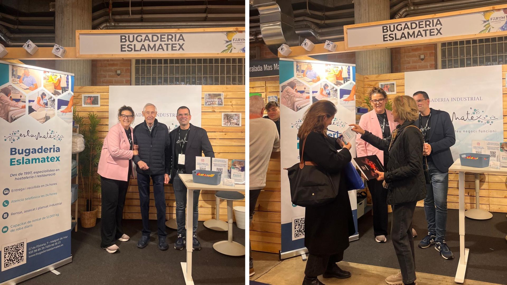fòrum gastronòmic girona 2026 bugaderia eslamatex lavanderia industrial barcelona